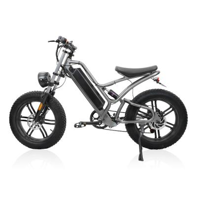 China Wholesale factory mtb 750W 20 inch 4.0 double suspension aluminum alloy fat tire offroad mountain electric bike 48v 10Ah for sale