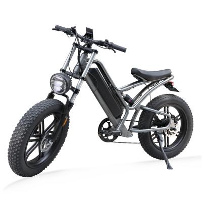 China Wholesale aluminum alloy double suspension e bike mtb 500w 20 inch 4.0 fat tire offroad mountain electric bike 48v 10Ah for sale