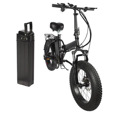 China OEM ODM Customized Foldable 26 Inch Fat Tire Mountain Bike eBike E Bike Lithium Battery Electric Folding Bike 48v 500w for sale