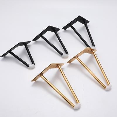 China Modern Hairpin Leg Sofa Chair Shoe Sofa Bedside Cabinet Wardrobe Bedside Table Bedside Cast Iron Furniture Legs for sale