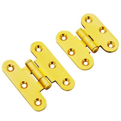 China Customized Modern Small Brass Hinge Butterfly Hinge Cabinet Door Brass Hinge Funiture Brass Hardware for sale