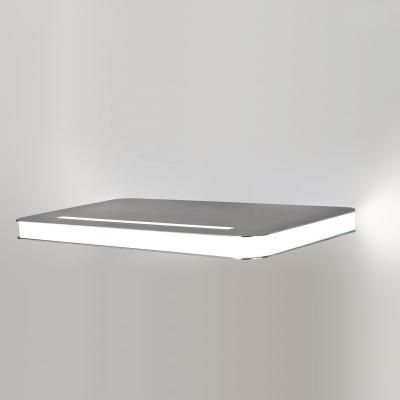 China Clean Pure Style Outdoor LED Flat Mounted Shelf Light Decorated IP44 LED Wall Lamp for sale