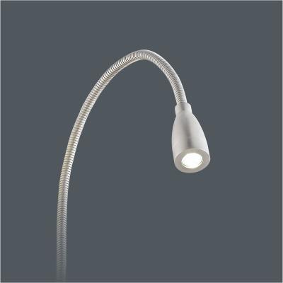 China Modern Flexible Gooseneck 3W Wall Lamp Bed Headboard Led Reading Light For Hotel 2469 for sale