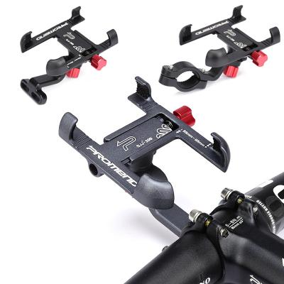 China 55-95mm Promend Adjustable Aluminum Alloy Bike Cell Phone Holder Mount For MTB Road Bike Bicycle Accessories for sale