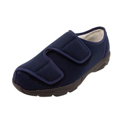 China Adjust Made In China Top Quality PU Navy Color Casual Men Shoes Diabetic Shoes Manufacturers for sale