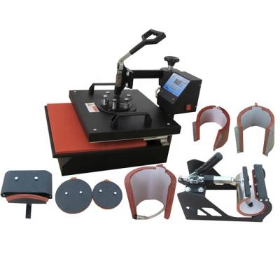 China Yongbang 29*38 manual 8 in 1 heat press printing machine t-shrit for sale