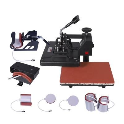 China 8 in 1 aiboer 3D Sublimation Machine transfer heat press machine for t-shirt for sale