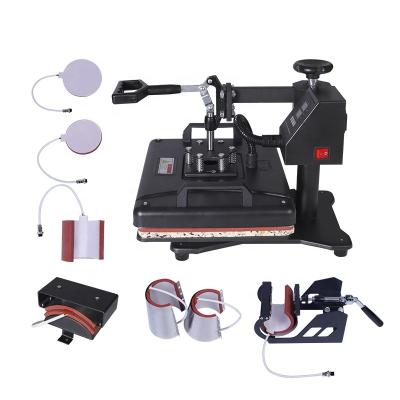 China 8 in 1 sublimation mobile custom teeshirt heat press machine for t-shirt for sale