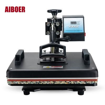 Chine printing press machine stamping t shirts fabric embossing machine à vendre