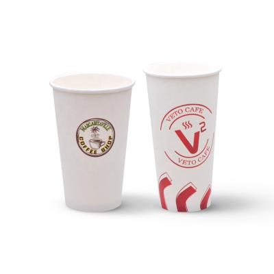 China 100% eco-friendly single wall paper cups, disposable coffee cups for sale