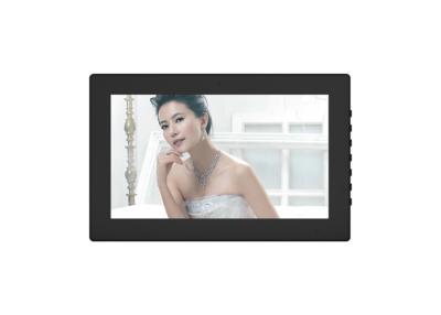 China Metal Frame 14 Inch Human Sensor Digital Photo Frame with OSD and Remote Controller for sale