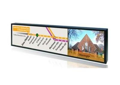 China 28 Zoll ausgedehnter Kiosk der Stange LCD-Anzeigen-digitalen Beschilderung für Busse und Metro-Stationen zu verkaufen