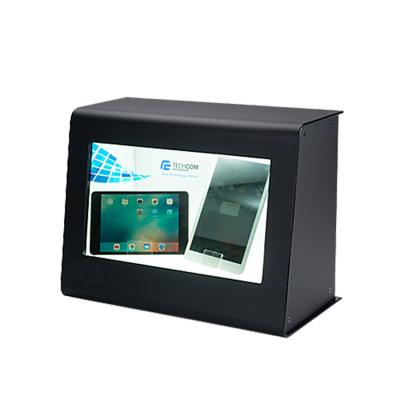 China Pantalla de monitor transparente moderna, Win10 todo en un escaparate transparente del Lcd de la señalización de Digitaces en venta