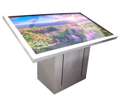 China I3/I5/I7 computer Interactieve Totem 55“ 1080P-Touchscreen Vertoning die Kleinhandelskiosk adverteert Te koop