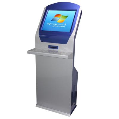 China Interactieve het Touche screenkiosk van de vloertribune 19 Duim voor Bank/Hotel/Hal Te koop