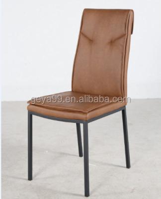 China Dining Chair Soft Leather Single Dining Chairs for sale