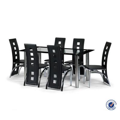 China Modern glass dining table and chairs DINING TABLE hot sale made in China for sale