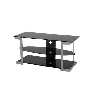 China Modern Metal Glass TV Stand Table For LCD TV for sale