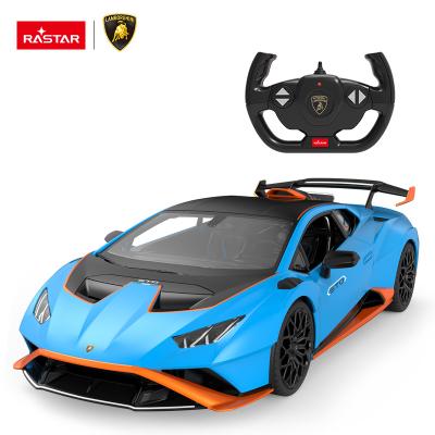 China Open Car Doors / Blue Tending Hood Lamborghini Toy Manually 1:14 Front Rastar New Licensed rc car model with remote control for sale