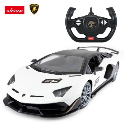 China New 1:14 Smart Plastic RC Hobby RASTAR Small Toys Lamborghini Best Electric Car For Kids for sale