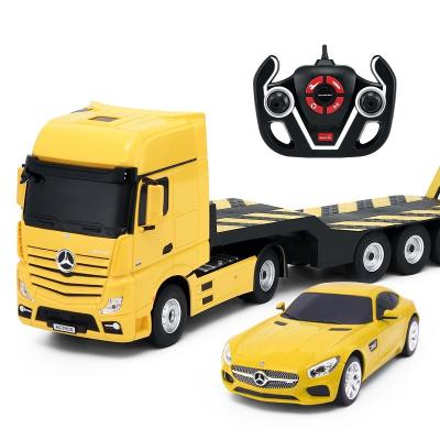 China RC Model RASTAR License Electric Stack Mercedes Benz Actros Model Trucks for sale