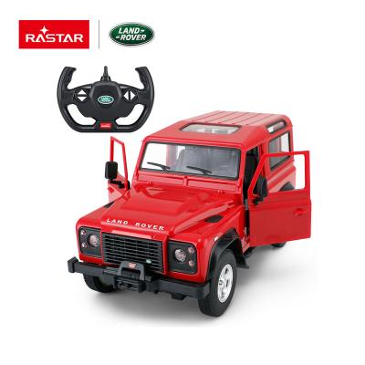 China Wholesale RC Model LAND ROVER DEFENDER 3 Door 1:14 RC Open Car RASTAR Model Toys From China for sale