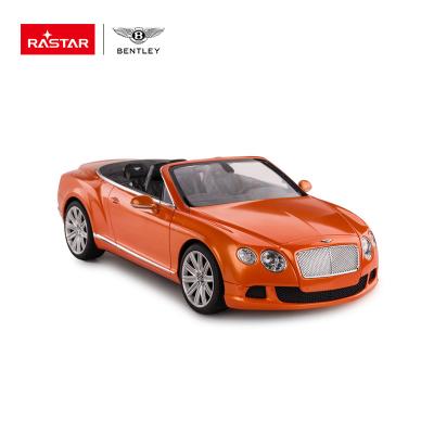 China RASTAR RC model authorized Bentley Continental GT 1:12 speed scale rc car convertible model for sale for sale