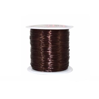 China Brown Elastic Urethane Elastic Fiber Yarn For Woven Wristband for sale