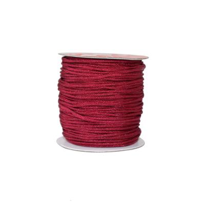 China Dark Red Jewelry Abrasion-resistant 0.8mm 1.0mm 1.5mm Taiwan Jade Thread Nylon Thread For DIY Making Woven Bracelet for sale