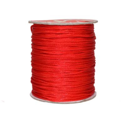 China Low Shrinkage No.6 Thread 2.0mm Korean Silk Nylon Thread For Woven Chinese Knot Bracelet Making 150g/roll for sale