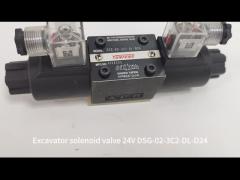 Excavator solenoid valve 24V DSG-02-3C2-DL-D24