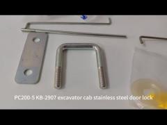 PC200-5 KB-2907 excavator cab stainless steel door