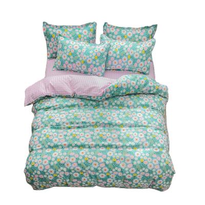 China Factory Direct Supply Nondisposable Amazon 100% Polyester DSN Luxury Bed Bedding Set for sale