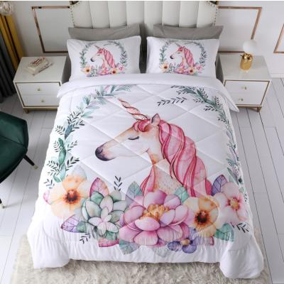 China Amazon Single Home Textile Bedding Comforter Sets All Season Quilting German Foreign Trade Comforter Pillow Case 3 Pcs Sets for sale