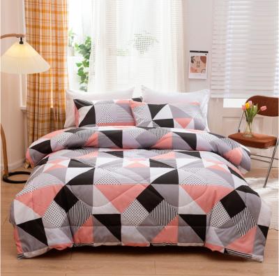 China Nondisposable Amazon Home Textile Bedding Comforter Sets All Season Quilting German Foreign Trade Comforter Pillow Case 3 Pcs Sets for sale