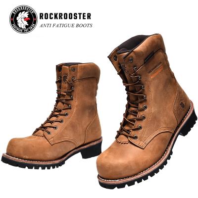 China American Compound Work Safety Toe ROCKROOSTER Rubber Boot Safety Work Log Boots for sale