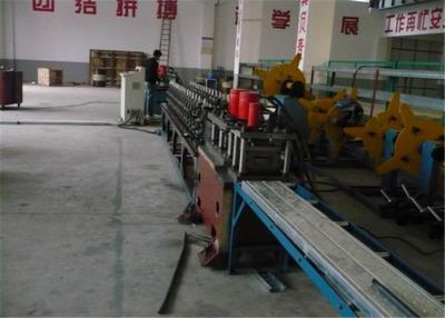 China Low Noise Shutter Roll Forming Machine , DC24V Rolling Shutter Making Machine for sale