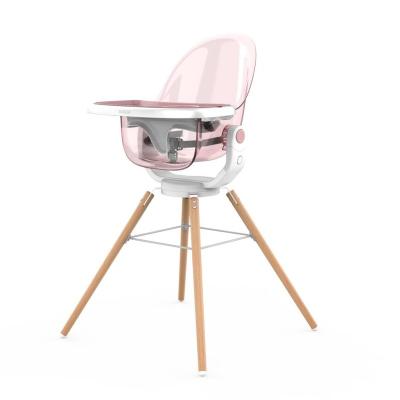 China Latest baby solid wood wooden umpire chair with recline and high end crystal umpire chair with rotatable seat.baby dining chair for sale