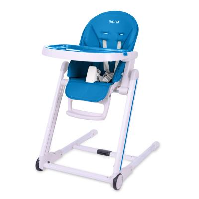 China Modern baby feeding chair kc plastic wheels highchair baby feeding chair mother table plastic for sale