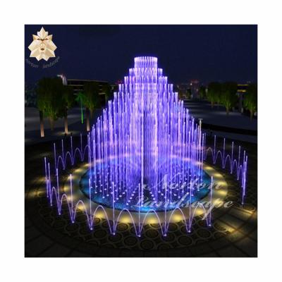 China Water spray can dance with music rhythm lighting music garden outdoor natural water fountain NTMF-MA0101A for sale