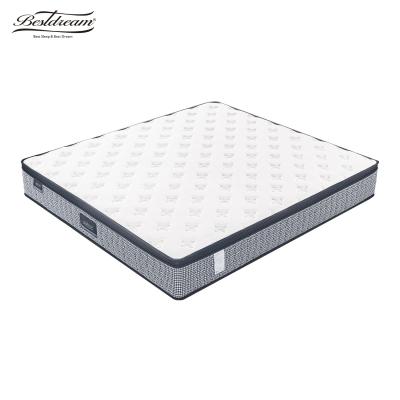 China Roll In A Box Customized Size High Density Foam Knitted Fabric Comfortable Pocket Spring Bed Mattress for sale