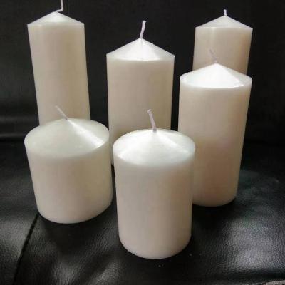 China Diameter 7.5cm birthdays pillar candles scented home decor for wedding decoration centerpiece party dinner luxury valentine for sale