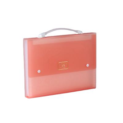 China Eco - Friendly Hanging Expanding Filing File Bag With Portable - Handle for sale