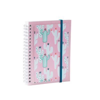 China eco-friendly custom printed custom printed a5 logo notebook premium spiral notebook for students for sale