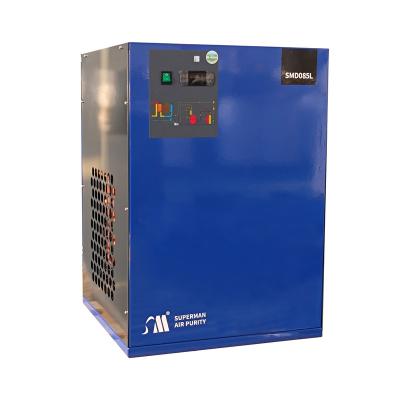 China Superman Lubricated Air Cooled Refrigerated Compressed Air Dryer With Different Working Capacity for sale