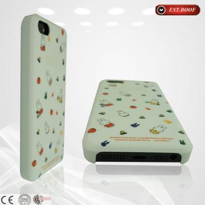 Cina Coperture amichevoli del telefono della macchietta del silicone di eco di caso del telefono cellulare del guscio duro dell'orecchio di coniglio in vendita