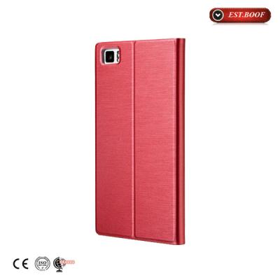 China Xiaomi M3 Bowknot Flip Phone Cases Artificial Leather Slim Fireproof for sale