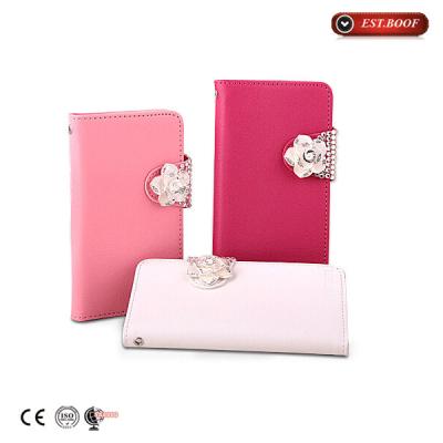 China Durable Universal Leather Cell Phone Wallets Soft Eco – Friendly Protective for sale