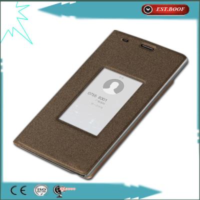 China Ultra Thin Pu Leather Flip Phone Cases Shockproof For mobile phone for sale