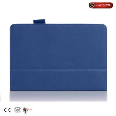 Cina Mini coperture del cuoio del iPad blu con le fessure per carta, casse di cuoio della compressa in vendita